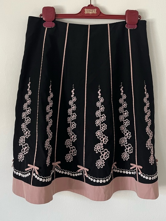 Odille Dresses & Skirts - Odille silk blend coquette bow skirt